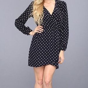 Brigitte Bailey Black & White Polka Dot Dress